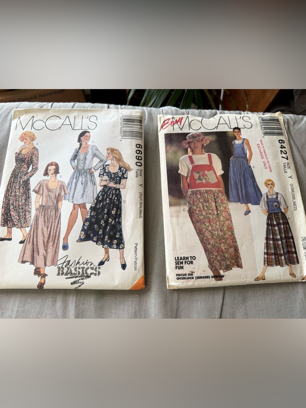 McCall’s vintage patterns